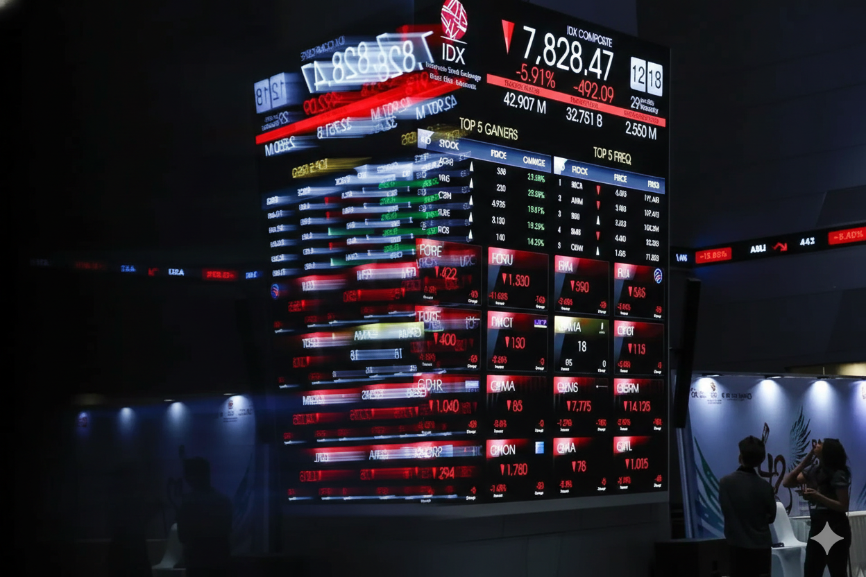 IHSG Anjlok Lebih dari 2%, Terseret Panasnya Konflik AS-Iran