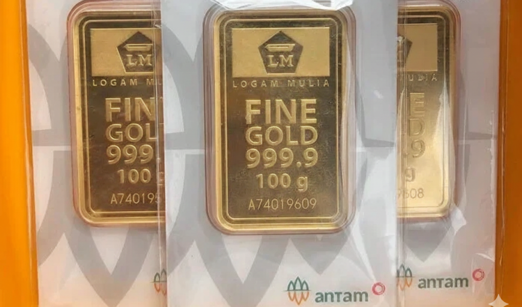 Emas Lagi Kalem, Harga Antam hingga Galeri 24 Belum Berubah