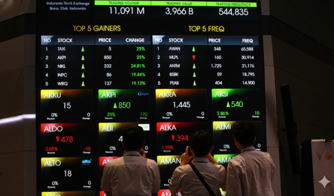 IHSG Awal Hari Menguat, Naik 1,42%