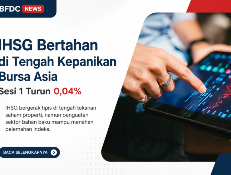 Bursa Asia Lagi Panik, IHSG Tetap Bertahan dan Cuma Turun Tipis 0,04%