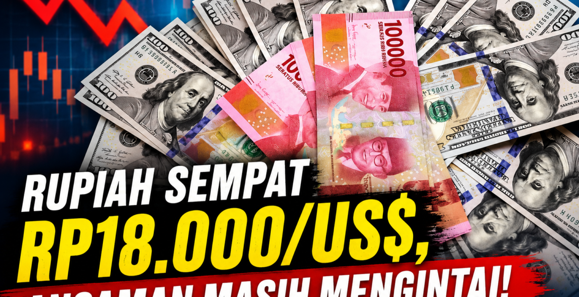 rupiah sempat 18000